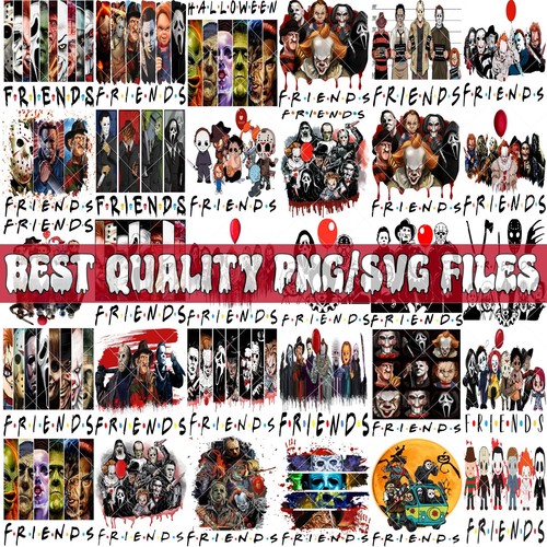 Halloween 1000+ Villains Png Bundle, Halloween Villains Horror Movie Png - Picture 4 of 10