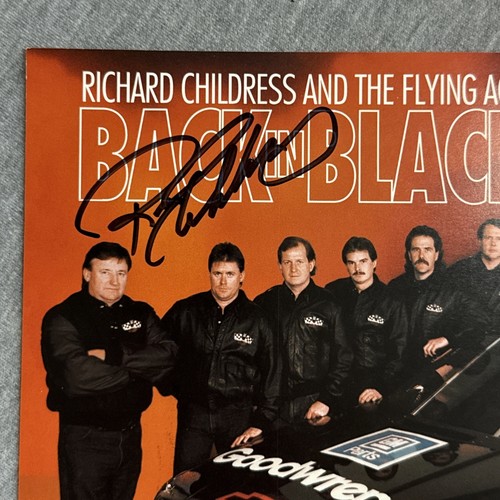 Richard Childress #3 Goodwrench Racing Back en negro NASCAR foto promocional 8"x10" - Imagen 2 de 4