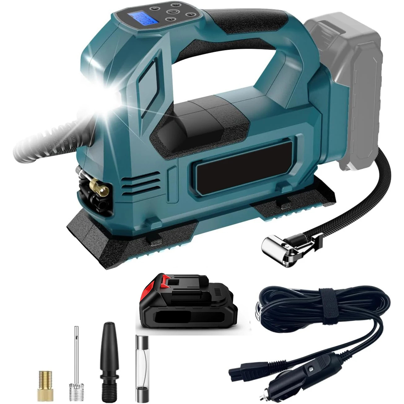Pompe à air électrique Makita pour résoudre les pannes de pneu auto