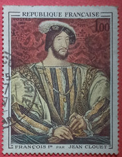 French Stamp / Timbre France Oblitere 1f FRANCOIS 1er 1967 N° 1518