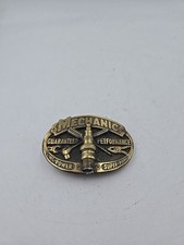 Mechanic Car Truck Semi Racing Modified Street Funny 80s Vintage Belt Buckle