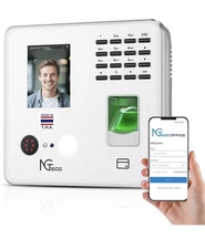 NGTeco Time Clock Cloud-Based, 4-in-1 Time Clocks for Employees Small Business