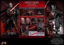 Hot Toys Star Wars Darth Vader Battle Damaged Deluxe 1 6 Scale Figure DX45 New