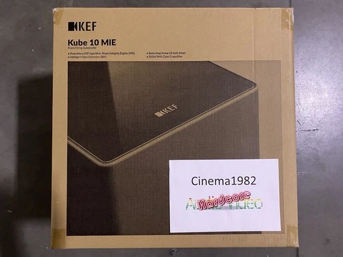 KEF KUBE 10 MIE Powered Subwoofer! NEW! Opens in a new window or tab