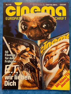 Cinema 1983 Nr.1,Jean-Paul Belmondo,Ornella Muti,E.T.,Rambo