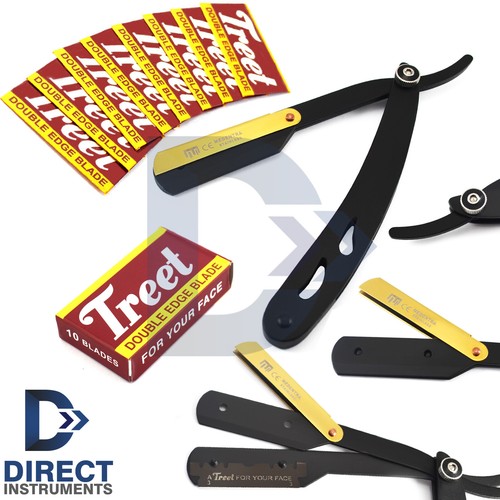 Barber Salon Kit Men Personal Grooming Hair Cutting Scissor Shaving Razor & Comb - Bild 5 von 6