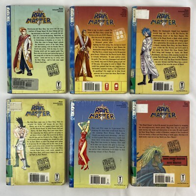 Rave Master Manga Vol. 1 2 3 4 6 11 By Hiro Mashima English