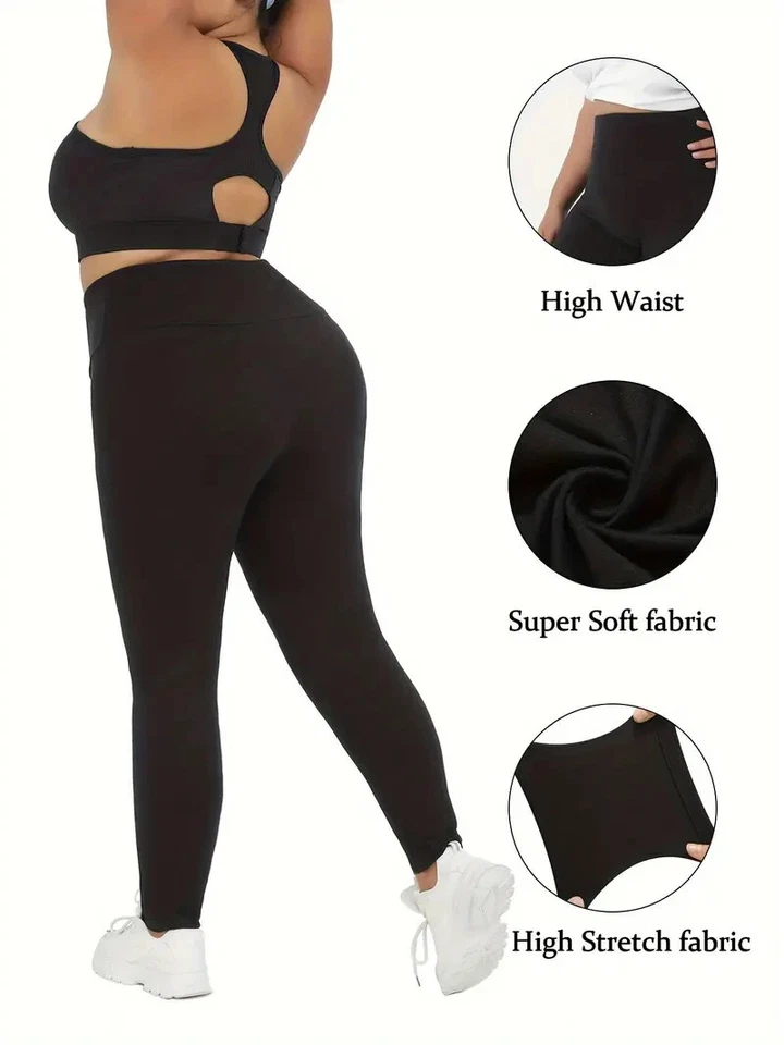 Leggings para esculpir - Pantalones suaves y elásticos 4XL talla grande 20 ✨ENVÍO GRATUITO Foto 3 de 4