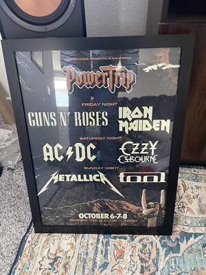 Power Trip Festival Framed Poster