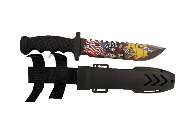 Plastic Handle Collectible Modern Factory Manufactured Fixed Blade Knives