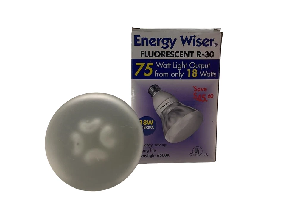 Energy Wiser CF18R30DL Fluorescent Light Bulb R-30 18W - Image 2 of 4