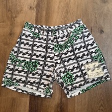 Vtg 80s 90s Billabong Board Shorts 5" Fixed Waist Swim trunks Skate USA Mens 29