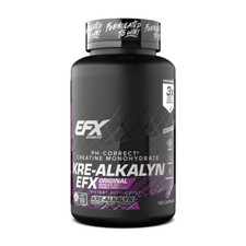 EFX SPORTS KRE ALKALYN PH-Correct Creatine Monohydrate 60 Servings 120 Capsules