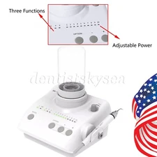 Dental LED Ultrasonic Piezo Scaler +Handpiece Bottles Turbine fit EMS Woodpecker