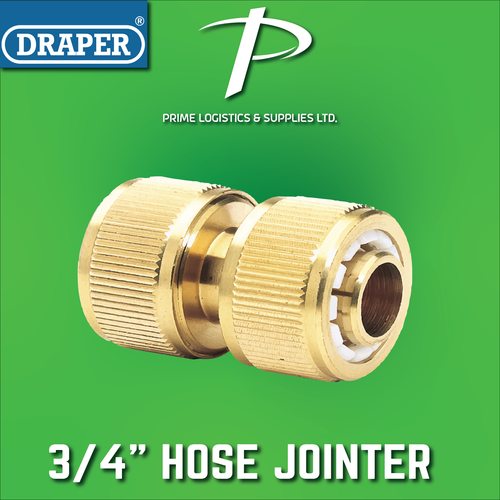 DRAPER TOOLS Brass Hose Pipe Tap Connectors & Fittings Hozelock