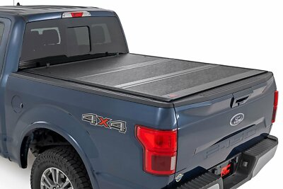 #ad Rough Country Hard Low Profile Bed Cover 5#x27;7quot; Bed for Ford F150 21 24 Lightning $699.95