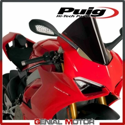 PARE-BRISE PUIG NOIR 9690N DUCATI PANIGALE V4 1100 2018 / 2019 - Photo 1/2