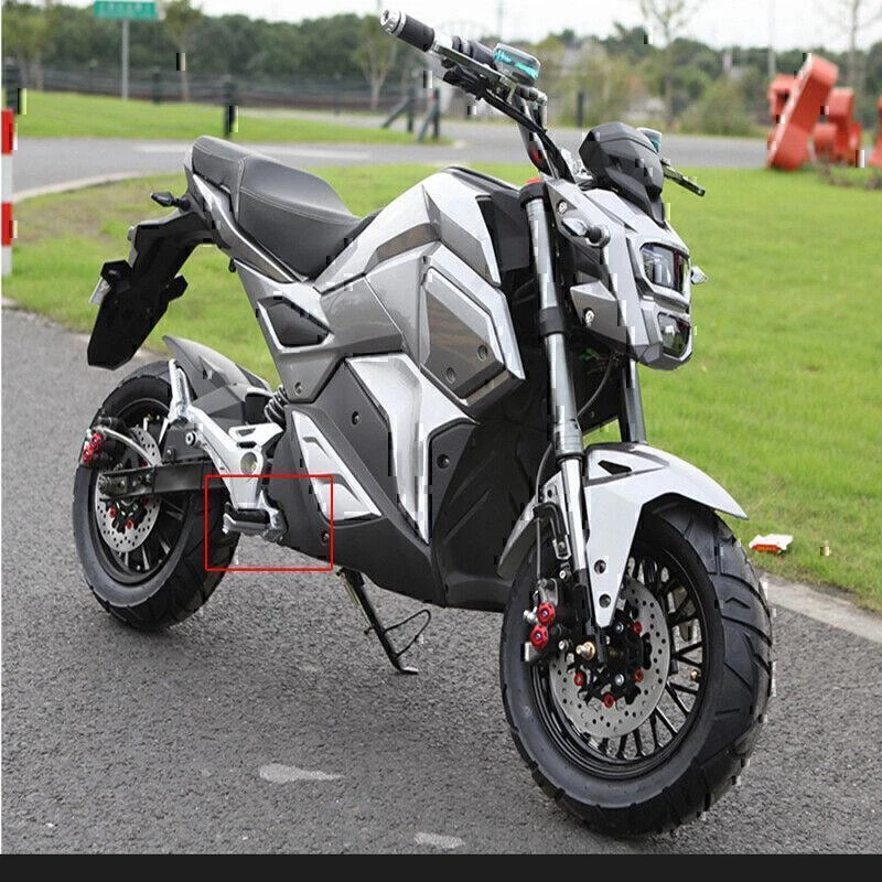 Pie plegable universal izquierda y derecha para motocicleta reposapiés pedal paso aluminio Foto 4 de 4