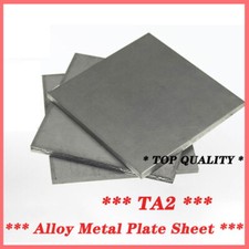 Titanium Metal Plate Sheet TA2 Metal Plate Sheet Board Tool Thick 0.5mm - 4mm
