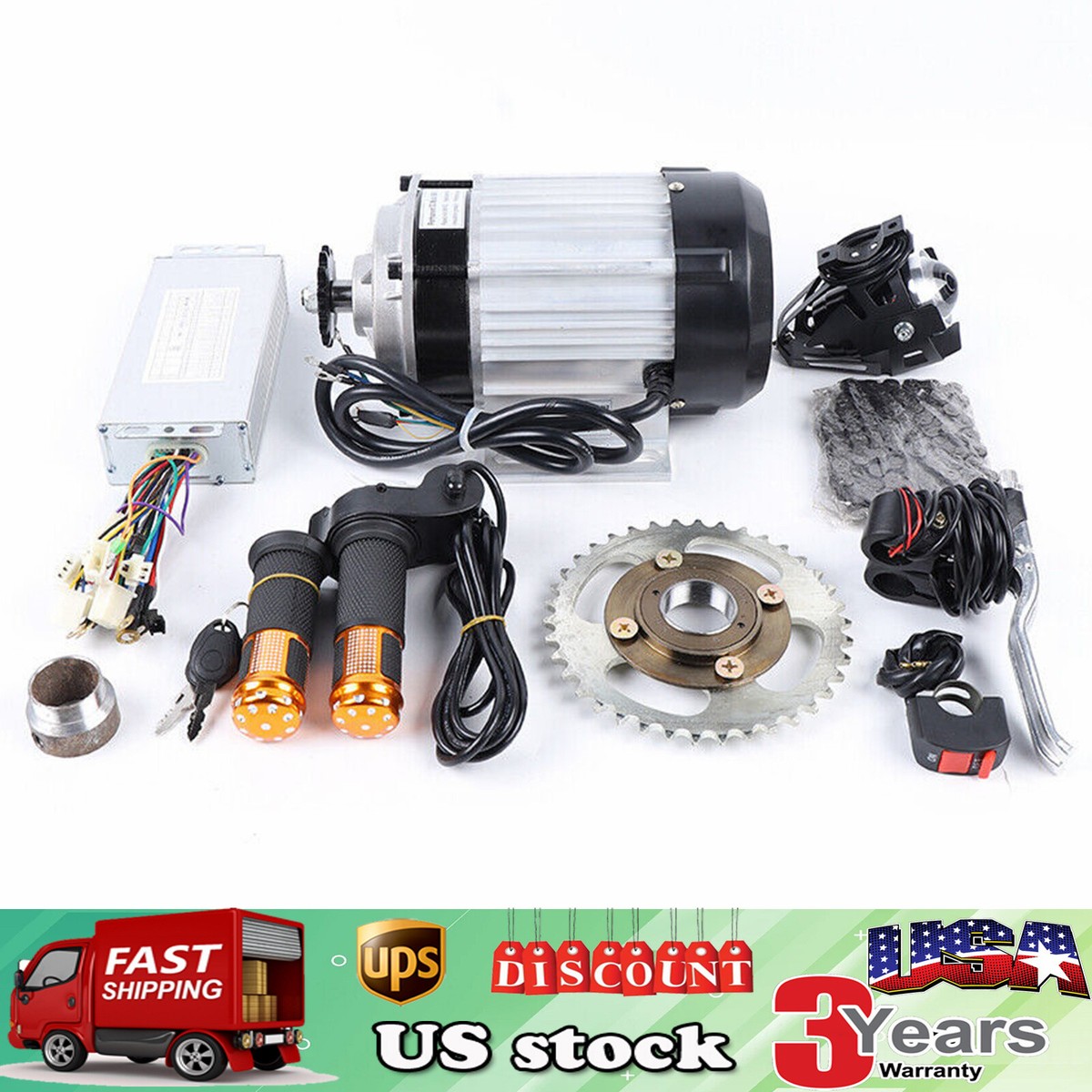 Electric Trike Conversion Kit Motor For Trike Bicycle Electric