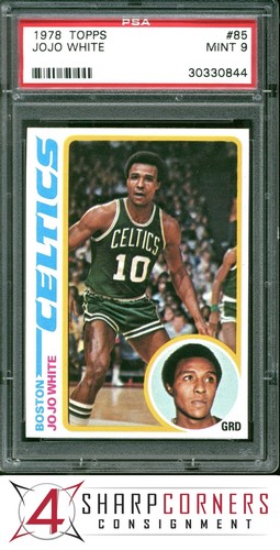 1978 TOPPS #85 JOJO WHITE CELTICS HOF PSA 9 SET BREAK