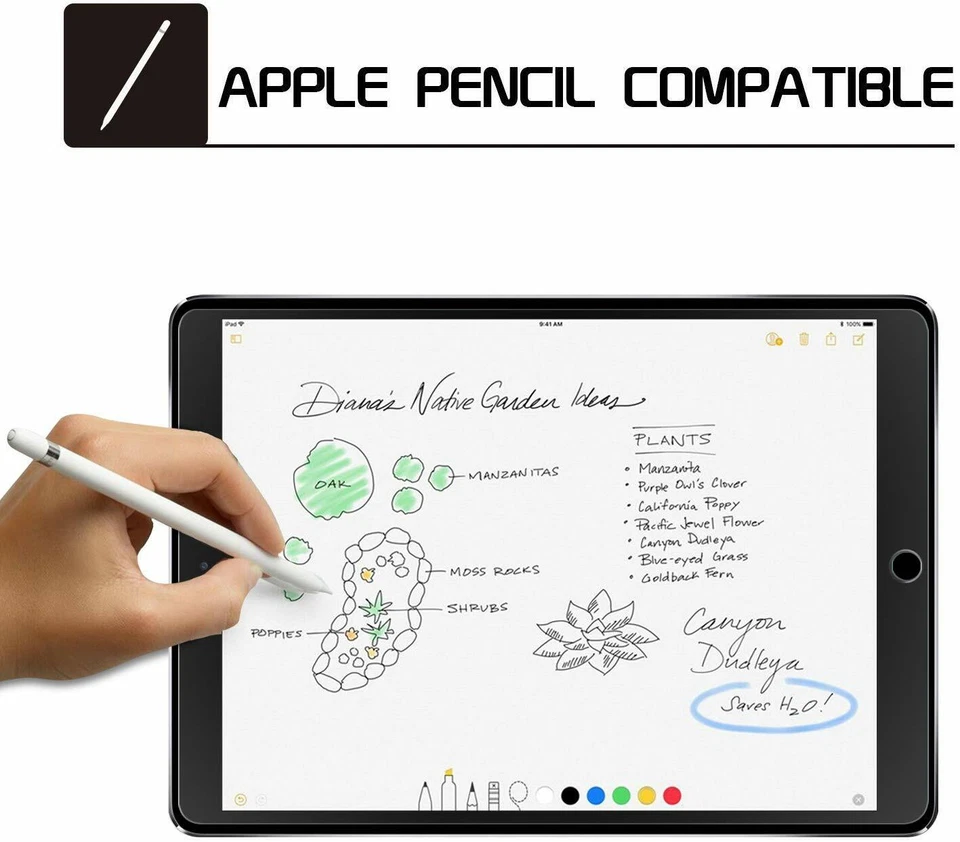 Premium 9H HD Slim Real Tempered Glass Clear Screen Protector For Apple iPad - Image 2 of 4