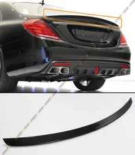 FOR 2014-2020 MERCEDES BENZ W222 S CLASS B STYLE CARBON FIBER TRUNK SPOILER WING
