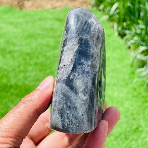 472g Natural Purple Gorgeous Labradorite Quartz Crystal Display Specimen Healing - Picture 4 of 12