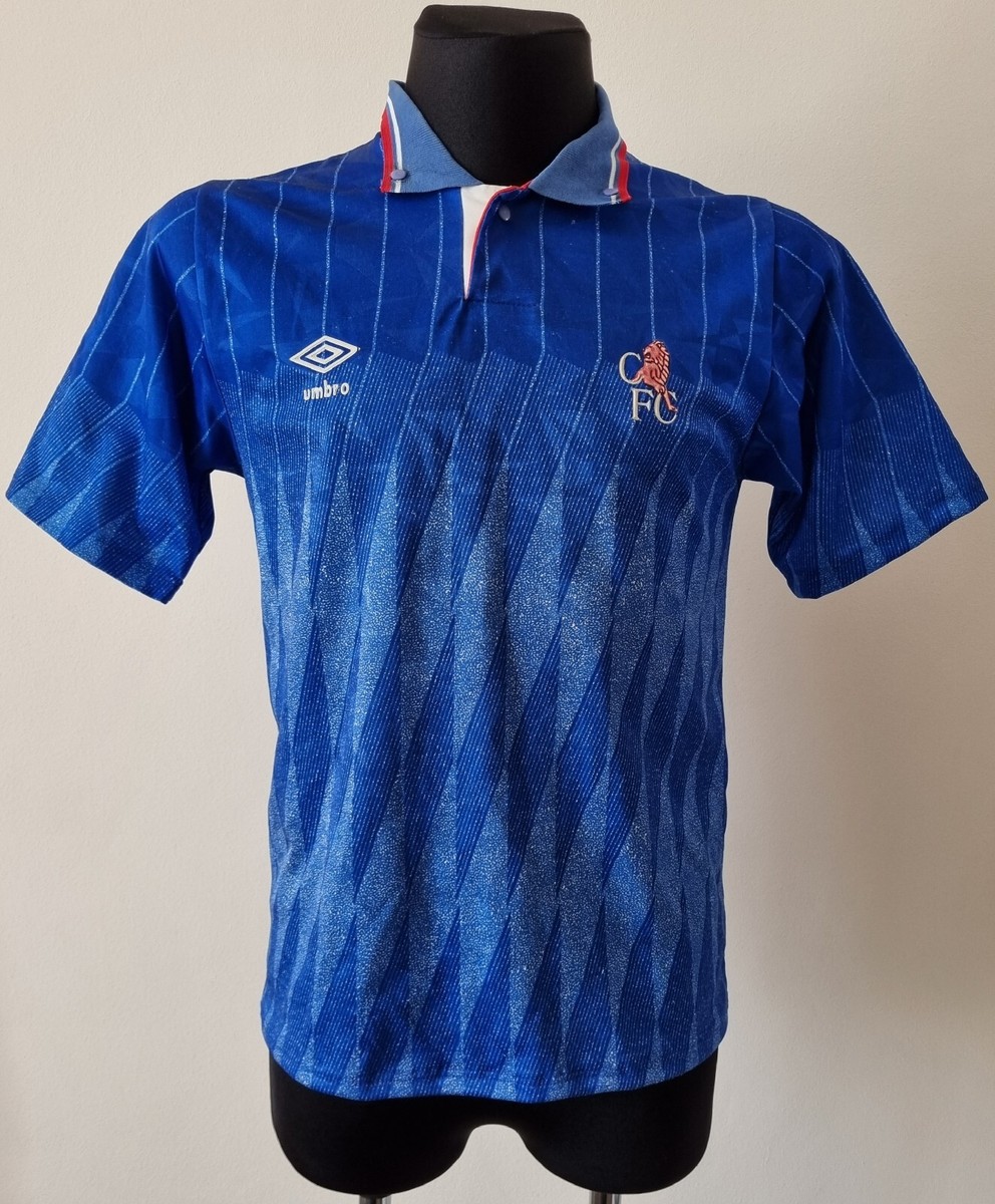 チェルシー1989-1991 ユニフォーム Chelsea 1989 - 1991 Home football Umbro shirt size 34-36 | eBay