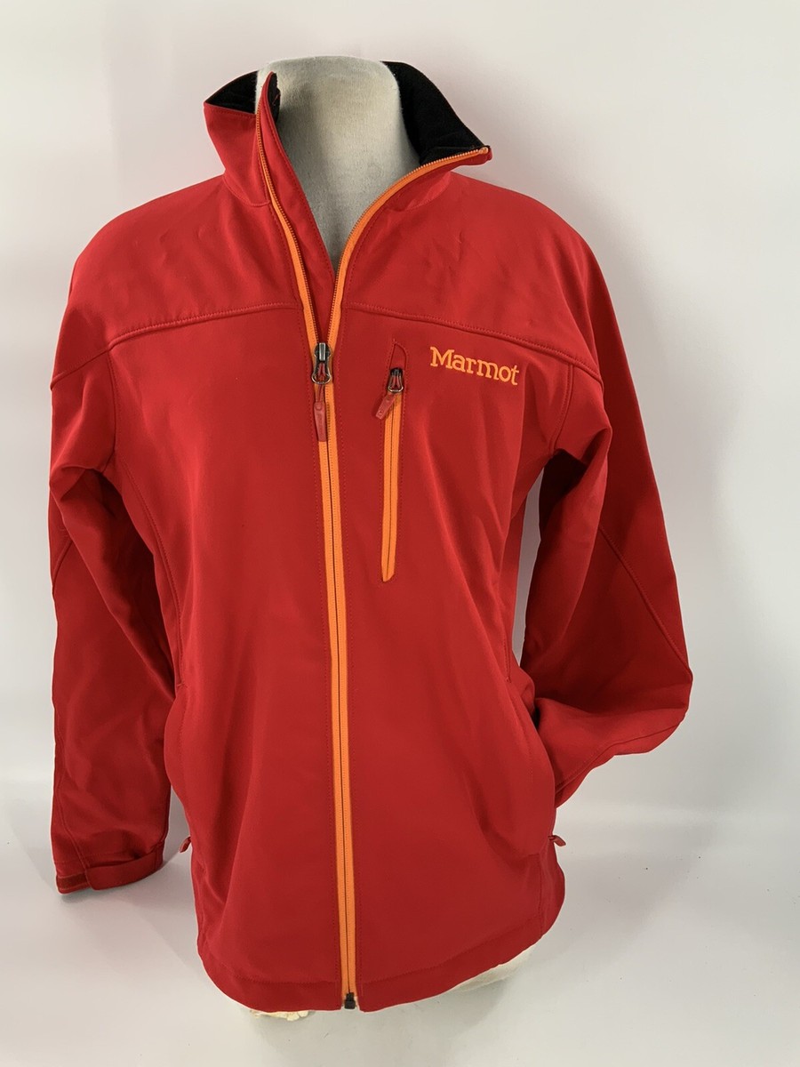 Marmot Ski Jacket S Women Red Nylon Elastane Full Zip Mint YGI K2