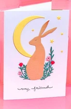 New, Retired Sizzix Thinlits Midnight Hare 3pc #663316 MSRP $12.99 Sophie Guilar