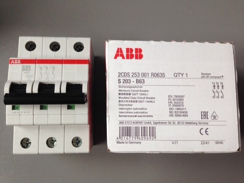 ABB Sicherung FI Schalter Sicherungsautomat Leitungsschutzschalter 1/3pol wählb. - Bild 20 von 55