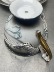 3D Moriage Dragonware Demitasse Cup & Saucer  Has Small Drainage Hole — photo 8