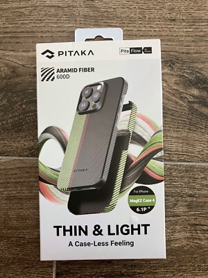 Pitaka Case for iPhone 15 Pro 6.1-inch MagSafe 600D Aramid Fiber