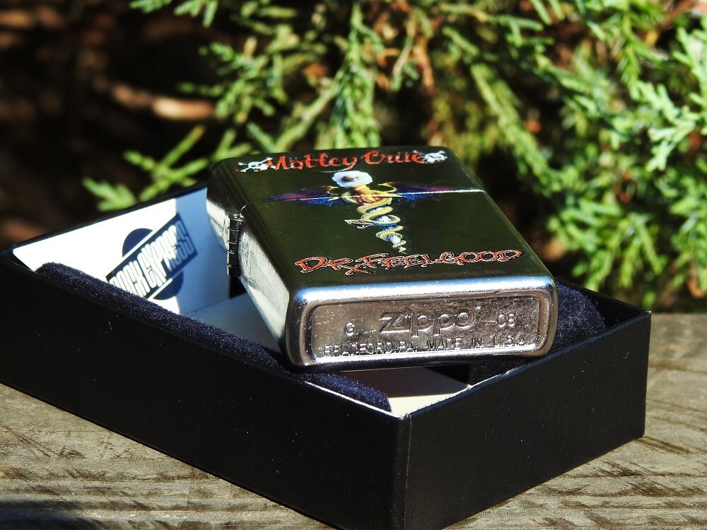 Motley Crue Zippo Lighter - Dr. Feelgood - Vince Neil - Tommy Lee