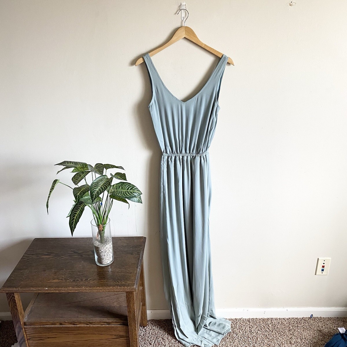 Kendall Maxi Dress with Long Lining ~ Silver Sage Crisp by Show Me Your Mumu