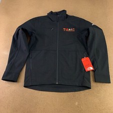 The North Face Men's Small Black Multi Logo Castle Rock Soft Shell Jacket NWT
