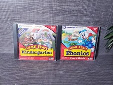 SET OF 2 JUMP START Kindergarten Ages 4-6 Phonics 3-6 Educational game