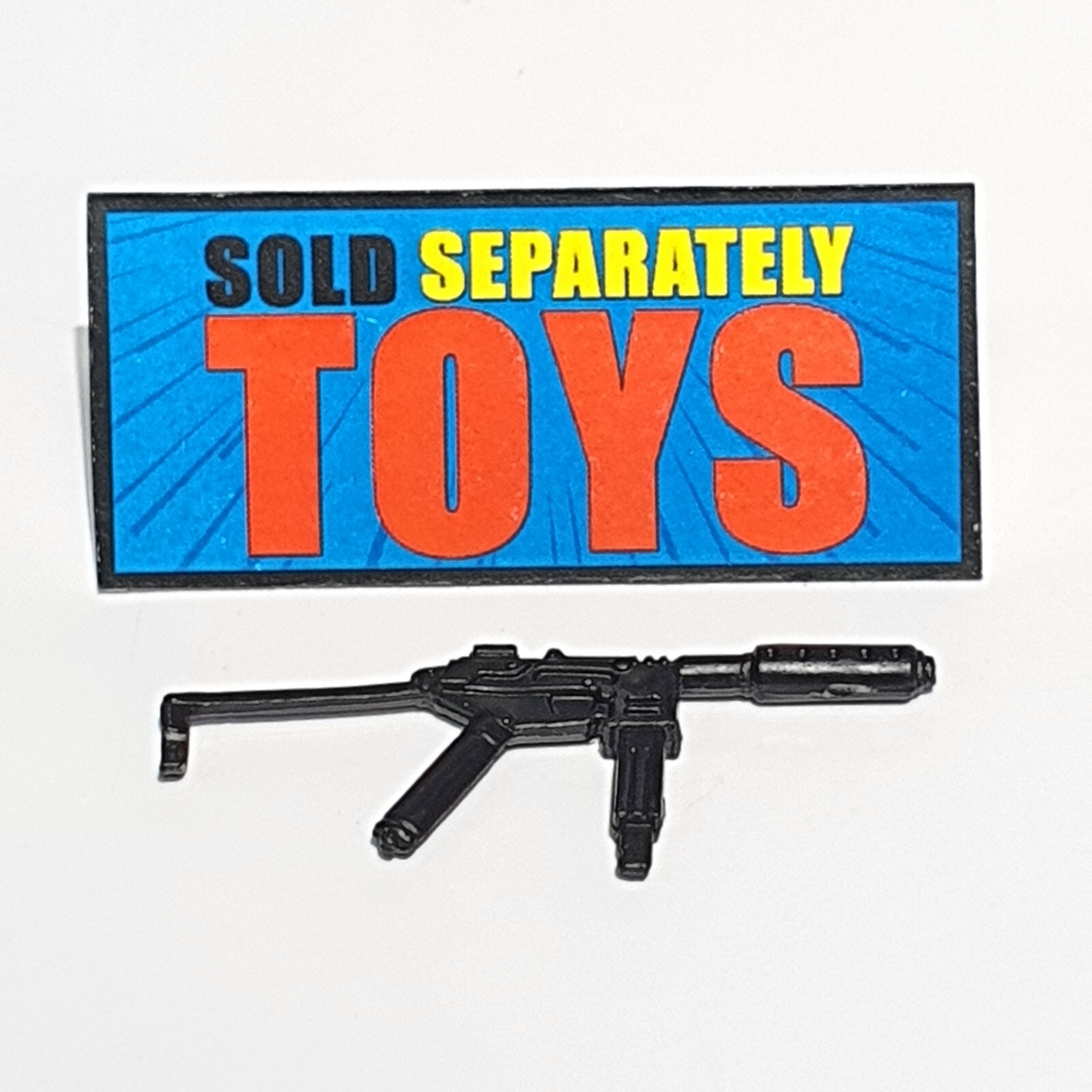 GI Joe Black Major FIREFLY RIFLE sub machine gun custom accessory