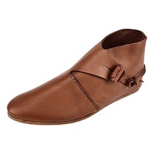 Frühmittelalter Schuhe mit Knebelverschluss Wikingerschuhe Mittelalter Schuh