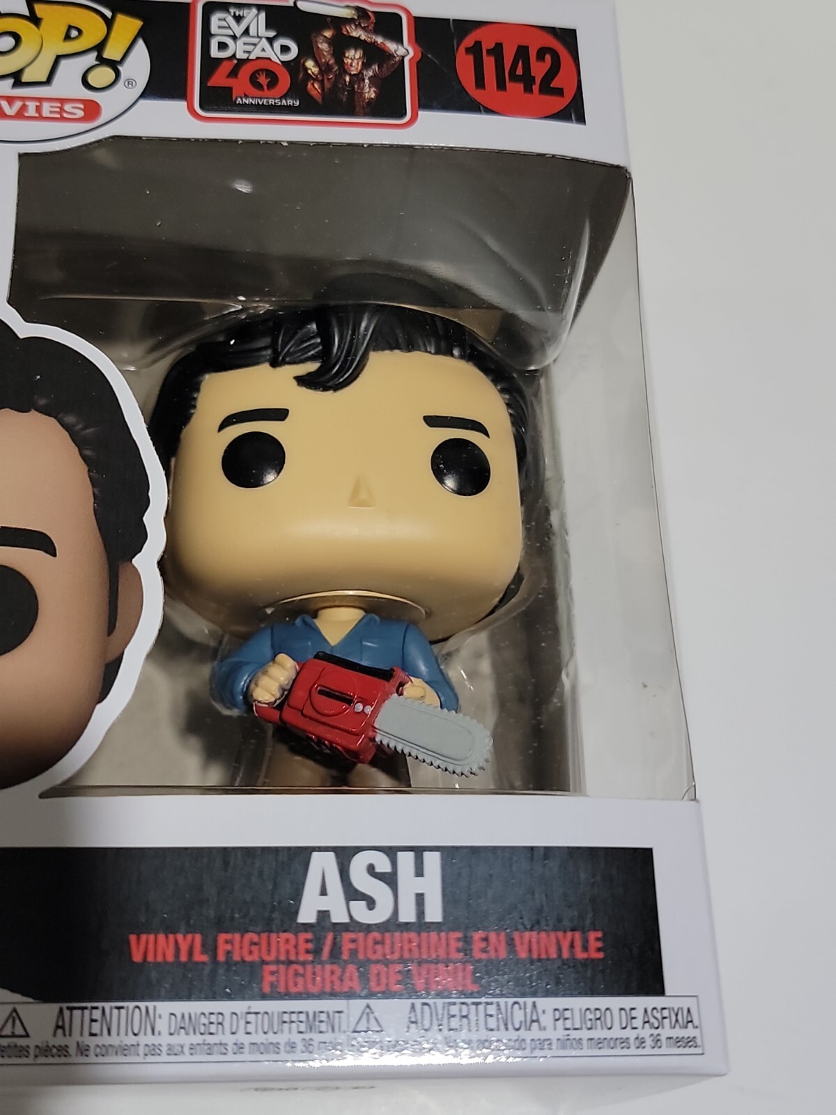 Funko Pop! Evil Dead Ash 40th Anniversary  Vinyl Figure #1142 mint condition 