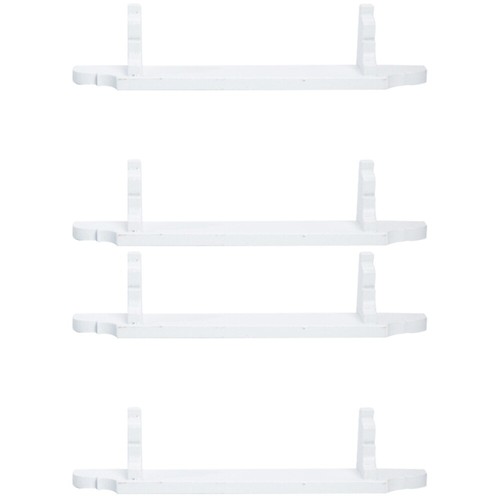 2 PCS Mini Simulated White Storage Rack Micro Scene Miniature Furniture Display - 第 5/12 張圖片