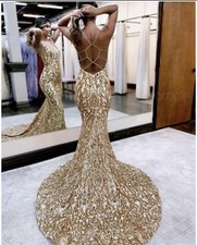 Gold Formal Dress