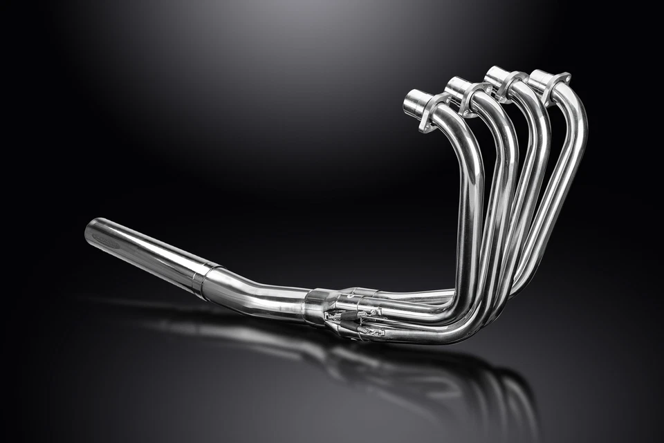 Kawasaki KZ550A KZ550C LTD 1980-1981 Full Exhaust 4-1 Stainless Straight Muffler - Image 4 of 4