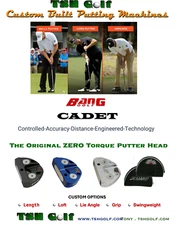 BANG CADET - ZERO Torque - Belly - Broomstick - Custom Built Putter