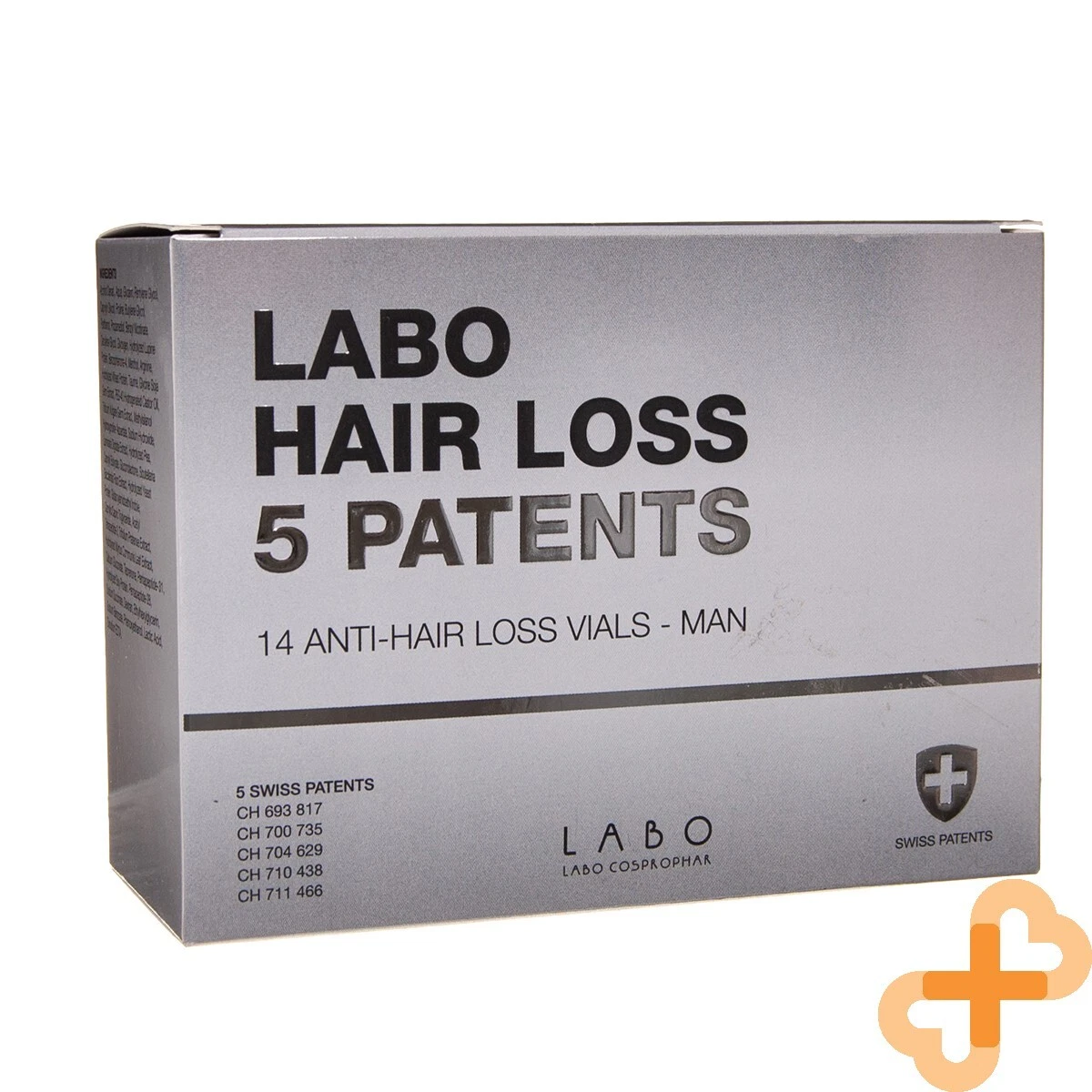 LABO Hair Loss 5 PATENTS Ampoules To Stop For Men 1 month Course