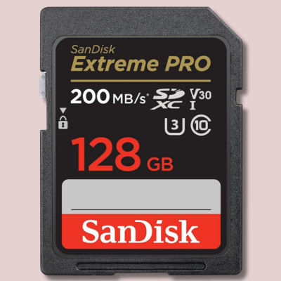 Extreme PRO 128GB SDXC UHS-I Memory Card