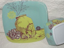 RZADKI Disney Alicja w Krainie Czarów talerz i miska melaminowa Zak Designs Fabrycznie nowy z metką