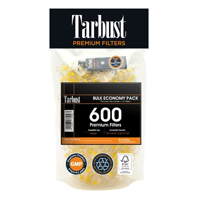 Tarbust 600 Cigarette Filters, Cigarette Filters That Remove Tar and  Chemical
