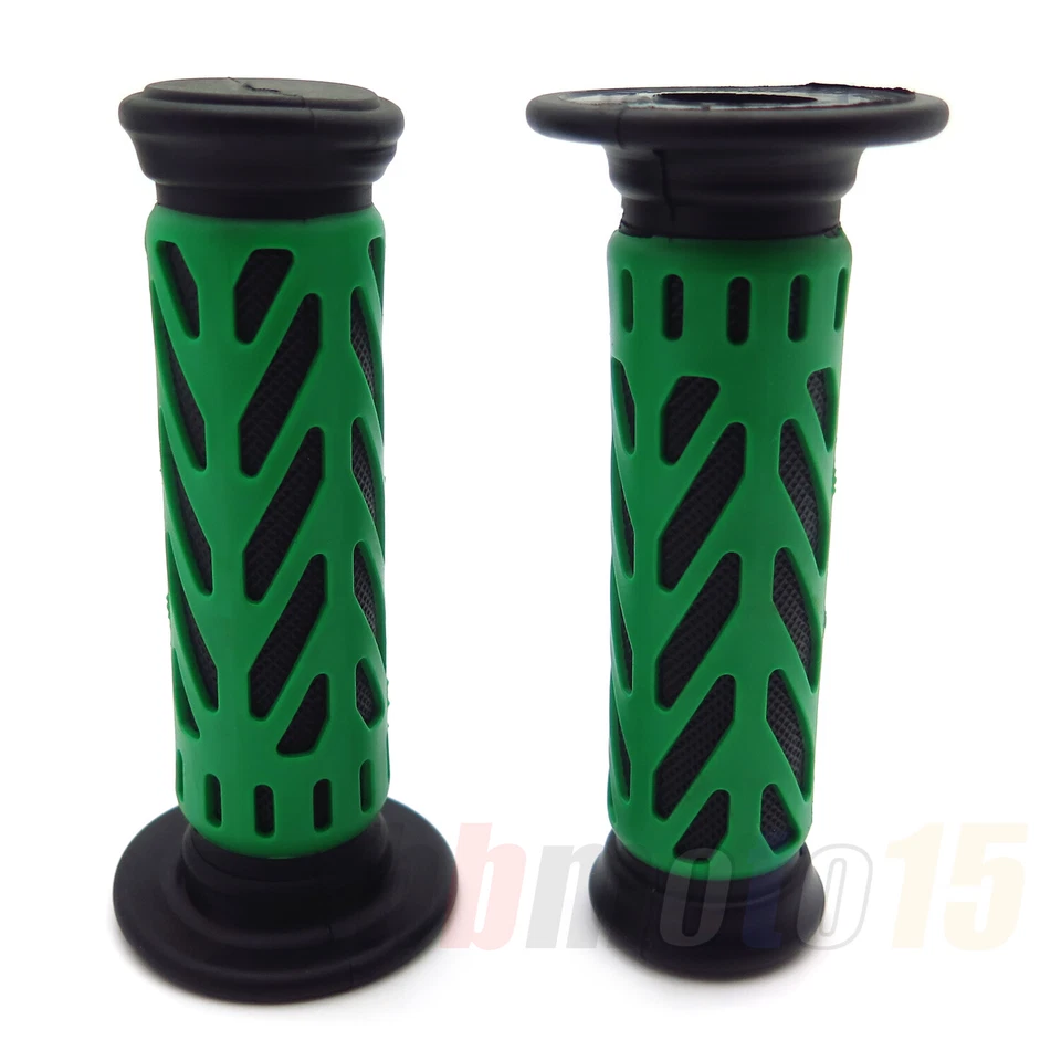 Одна пара 7/8-дюймовых зеленых гелевых ручек для квадроциклов гидроциклов Kawasaki Ninja 650 - Изображение 3 из 4